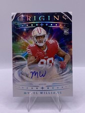 2025 PANINI ORIGINS MYKEL WILLIAMS ROOKIE SIGNATURES AUTO 45/99 🏈🏈🏈