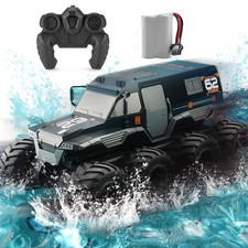 Amphibious RC Truck 1: 12 8WD, 2.4G Off Road Waterproof Large Remote Control ...