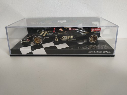 Lotus E23 Grosjean Belgian GP 2015 1/43 Minichamps - Imagen 2 de 17