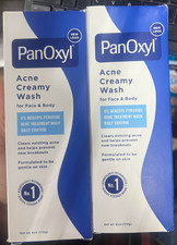 PanOxyl Acne Creamy Wash For Face and Body 4 Benzoyl Peroxide EXP: 08/2027