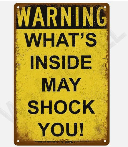 Vintage Plates Posters Retro Accessories Tin Metal Signs Home Décor 8x12