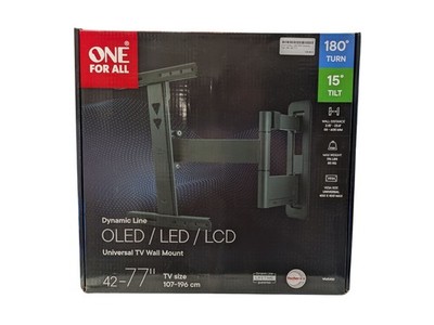 ONE FOR ALL WM5450 TV-Wandhalterung (neigbar, schwenkbar, geeignet für TVs bis 7