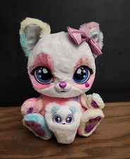 Peek-A-Roo Interactive Tye Dye Plush Toy with Baby in Pouch Tested Works Bd2