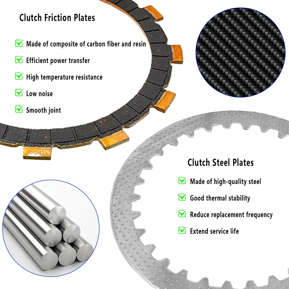 Kit de embreagem placa de pressão cubo central para Suzuki Intruder 700 750 800 Boulevard - Imagem 4 de 4