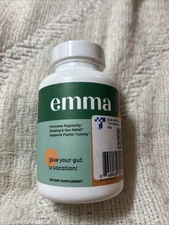 Emma Gut Health Doctors Endorsed Supplement, 60 Capsules, Relief from Gas 12/26