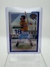 2024 Panini Prospect Edition - Nick Kurtz #143 Blue Prizm 062/149 (RC)