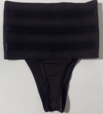 Black XS Women Tummy Control Thong Shapewear Seamless Panties Body Shaper