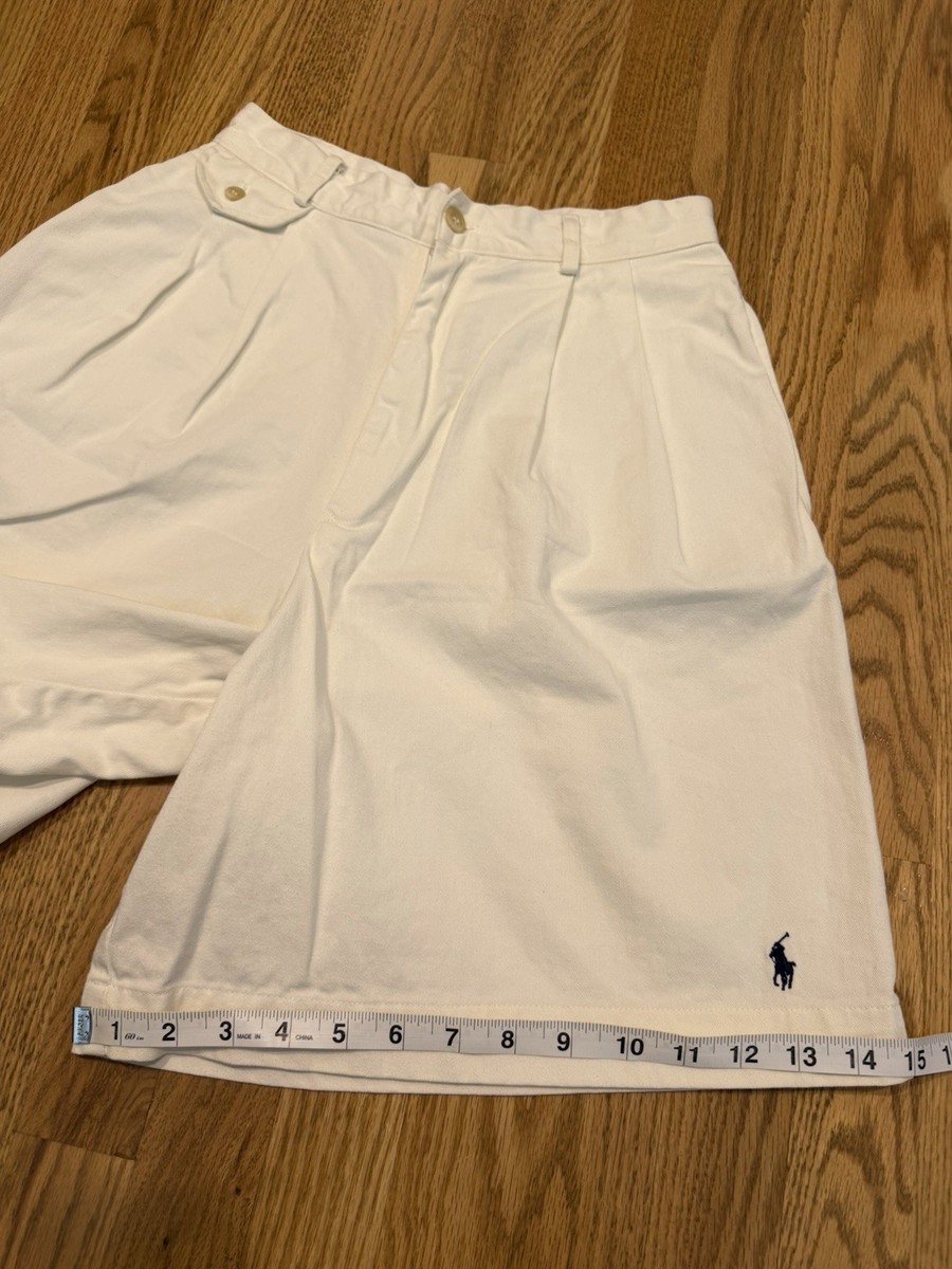 Vintage Ralph Lauren Shorts Women's 6 Pleated Chino High Rise