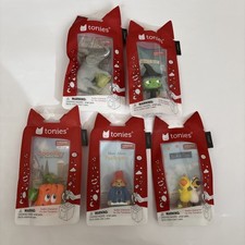 Tonies LOT OF 5 Audio Characters For Toniebox Paddington, Ducks Goose , Etc