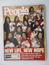PEOPLE MAGAZINE FEBRUARY 25, 2002 9/11 SEPTEMBER BABIES NEW LIFE NEW HOPE