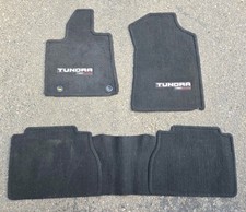 2014-2021 Toyota Tundra Trd Off Road Floor Mats Oem Black Carpet Clean