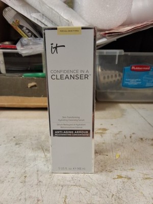  IT COSMETICS Confidence in a Cleanser Hydrating Serum 5oz Large New In Box