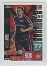 2020-21 Topps Chrome Match Attax Bundesliga Refractor Nadiem Amiri #33 1n5