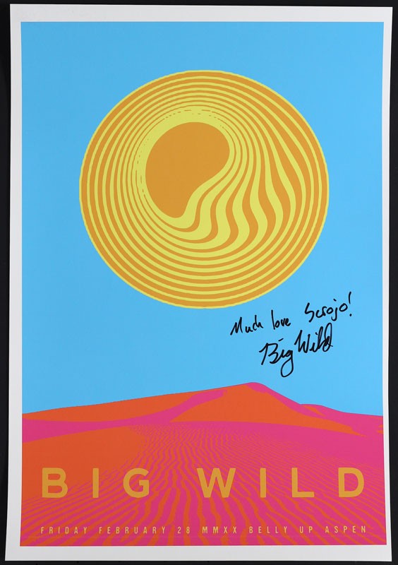Belly Up Aspen Co Scrojo Poster Hand 2/28/2020