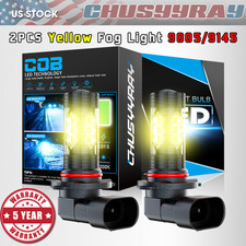 2x 9145 LED Fog Light Bulbs Replace Halogen for Ford F150 1999 2000-2021