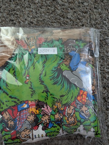 Vintage Big Johnson Christmas Tree Farm T Shirt Parody Large Oneita USA - Picture 10 of 10
