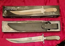2012 Gil Hibben Cody Bowie Autographed Signed Series 1196/3000 Knife