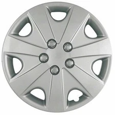 Coast To Coast IWC41415S Set of 4 Silver 15 Inch Replacement Hubcaps
