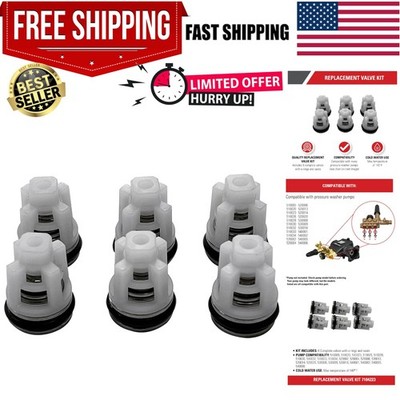 Easy-to-Install Replacement Valve Kit for Pressure Washer Pumps -  Certified