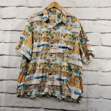 Reyn Spooner Shirt Mens Extra Large Jimmy Buffett Collection Hawaiian Aloha