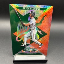 2025 Panini Crusade #96 Bryce Eldridge Green /249 San Francisco Giants