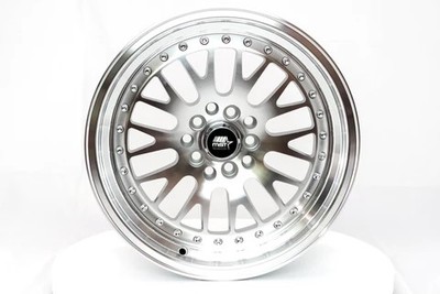MST MT10 Wheels Rim 16x8.0 5x100/5x114.3 ET20 73.1CB Silver w/Machined Face