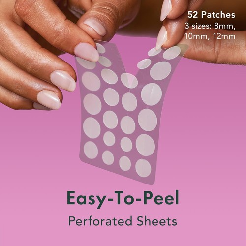 Rael Hydrocolloid Pimple Patches, Acne Patch Overnight Spot Cover (52 Count) - Picture 2 of 9