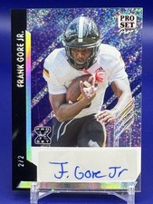 2024 Leaf Pro Set Pure Sparkle Frank Gore Jr RC Auto 2/2