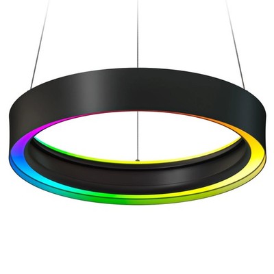 New Atomi Smart 19'' Wi-Fi Aureus Chandelier, AT2688 Color Changing, App & Remote