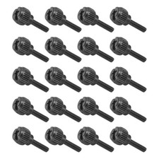 20 Pcs M3x12mm Computer Case Thumbscrews, Carbon Steel Knurled Screw, Black