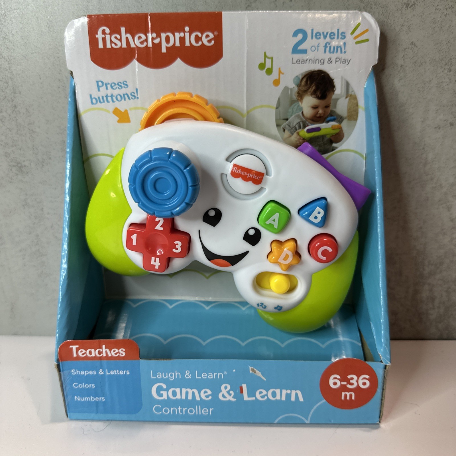 Fisher-Price Laugh & Learn Game & Learn Controller &ndash; Interactive Baby Toy Lights