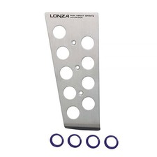 Napolex LONZA Car Footrest Aluminum 150x68mm Car Accessories LZ-307from JP