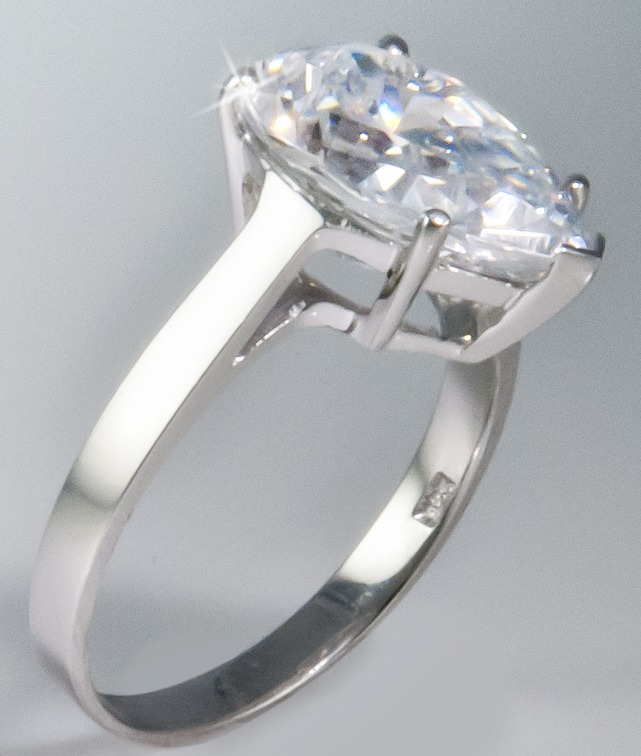 Lot De 10 Simulants De Diamants Zircone/moissanite - 4 Carats Ronds - Qualité Russe Vintage - Neuf