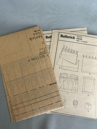 Decorazione bagno modello Butterick Waverly #4044 - mai usato/non tagliato - Foto 3 di 3