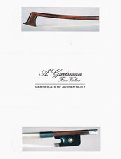 A fine French certified violin bow made by M. Lapierre, ca. 1950.