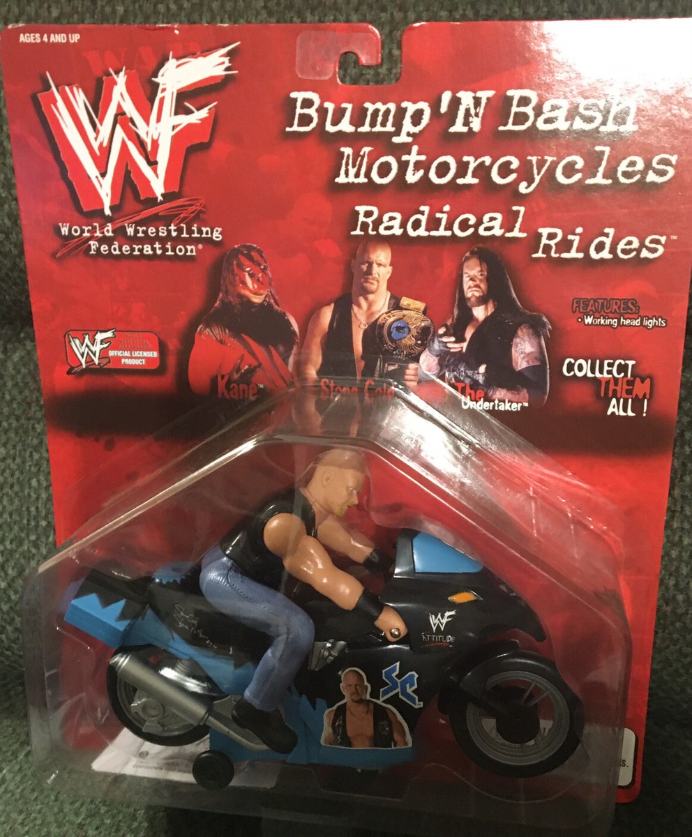 WWF Bump 'n Bash Motorcycles The Undertaker 2000 Toy Island