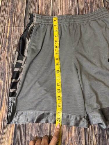 Nike Boys Smoke Grey Dri-Fit Elite Basketball Shorts Size L DD2406-084 - Picture 6 of 16