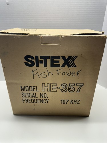 Vintage SI TEX HONDA HE-357 Fish FinderBrand Untested. - Picture 9 of 9