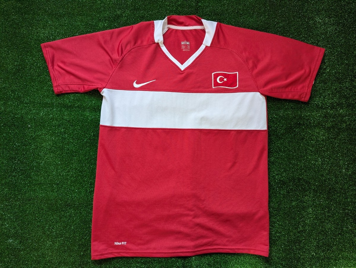 NIKEトルコ代表 08/09 EURO2008 ホーム ユニフォーム トルコ代表 2008 Nike ホーム半袖 ユニフォーム（インポートM