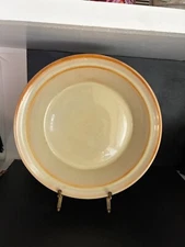 PTS Interiors Prairie Golden Wheat pie Plate Cream/Brown Accents rare item 9 3/8