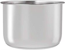Stainless Steel Inner Pot, Compatible with Ninja Foodi 8 Quart, Replacement