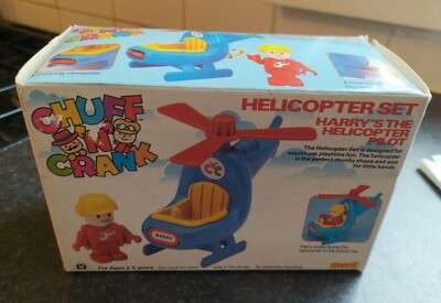 VINTAGE MERIT CHUFF 'N' CRANK HARRY THE HELICOPTER SET WHICH IS NEW 1989
