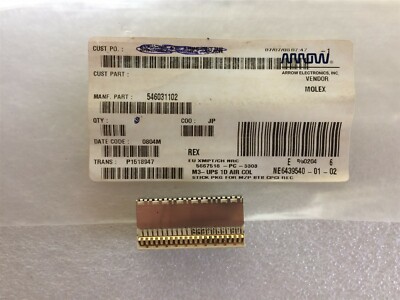 2 Items Conn Hard Metric RCP 120 POS 2mm Press Fit RA Thru-Hole Tube 85865-912 2 Items Conn Hard Metric RCP 120 POS 2mm Press Fit RA Thru-Hole Tube 85865-912