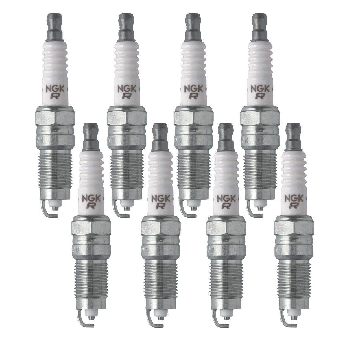 NGK Set 8 V-Power Spark Plugs Fine Wire 0.050 For Ford Lincoln Mercury 5.0l V8