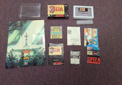 The Legend of Zelda A Link to the Past (Super Nintendo) SNES (Complete in Box!)