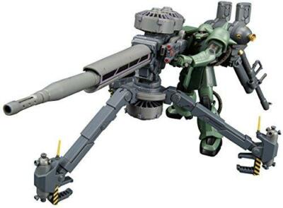 BANDAI HG 1/144 Model Kit Mass production type Zaku + big gun from