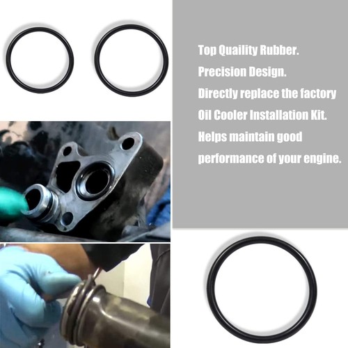 10263 Oil Cooler Seal Install Kit for GM 6.6L Duramax 2001-2010 LB7 LLY LBZ LMM - Picture 6 of 12