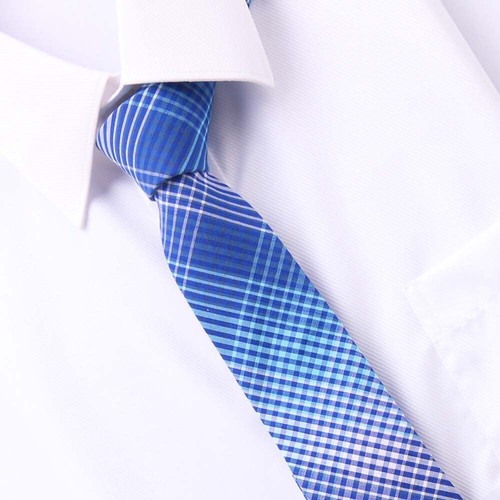 Mens Quality Cotton Slim Skinny Ties 6cm Patten Narrow Necktie Party Wedding - Picture 21 of 35