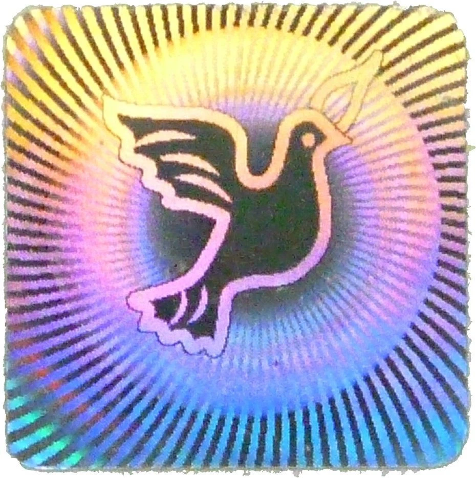 LABEL HEAVEN Dove Hologram Security sticker 10X10mm, Warranty and Safety seal label Stickers
