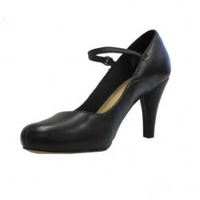 Clarks Women's Dalia Lily Ankle Strap Heels [Dalia Lily Black] RRP £65